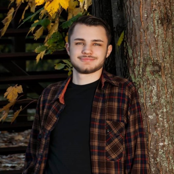 High school graduation photo of Dylan Corey